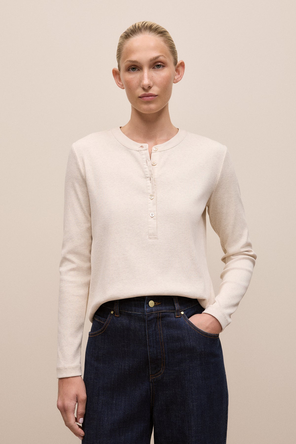 Cotton Marle Henley