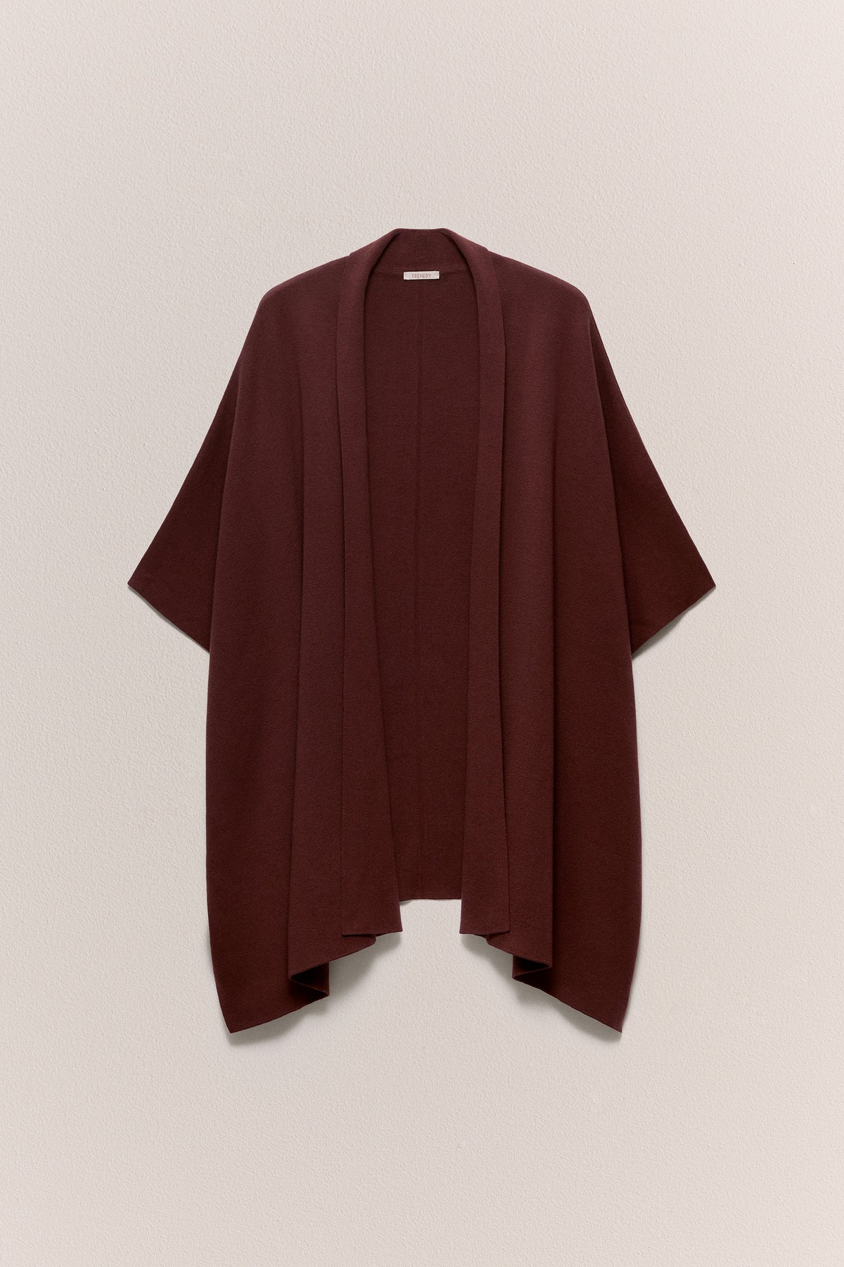 Cotton Cashmere Blend Poncho
