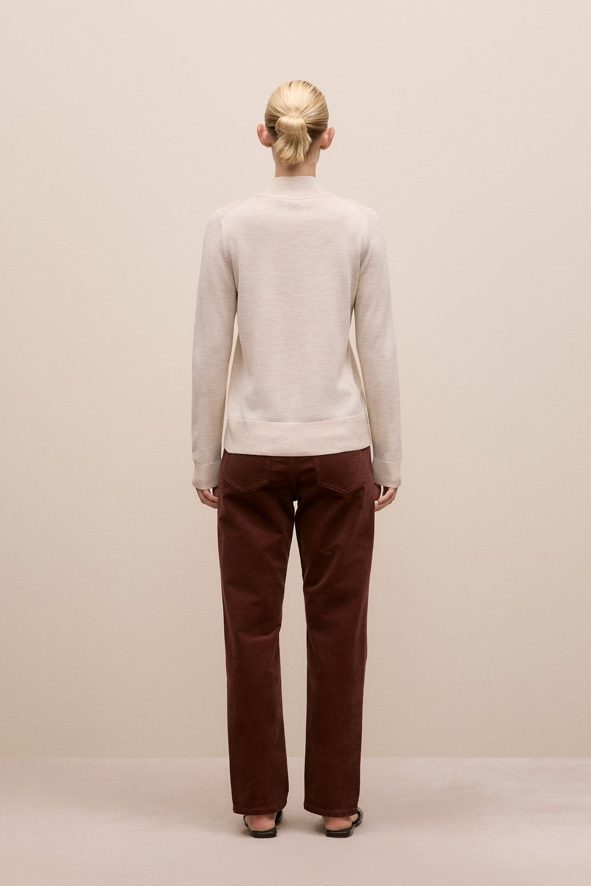 Merino Mock Neck