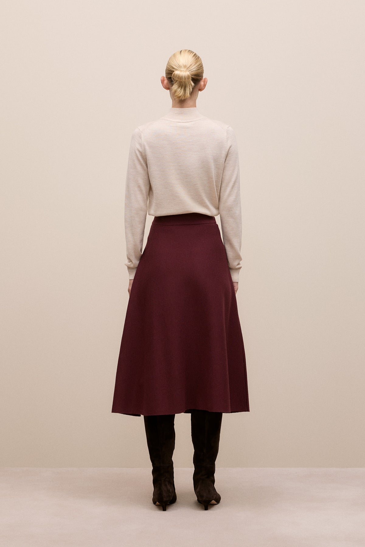 Merino Milano Knit Skirt
