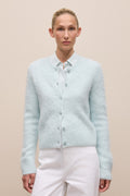 Brushed Alpaca Button Through Cardigan