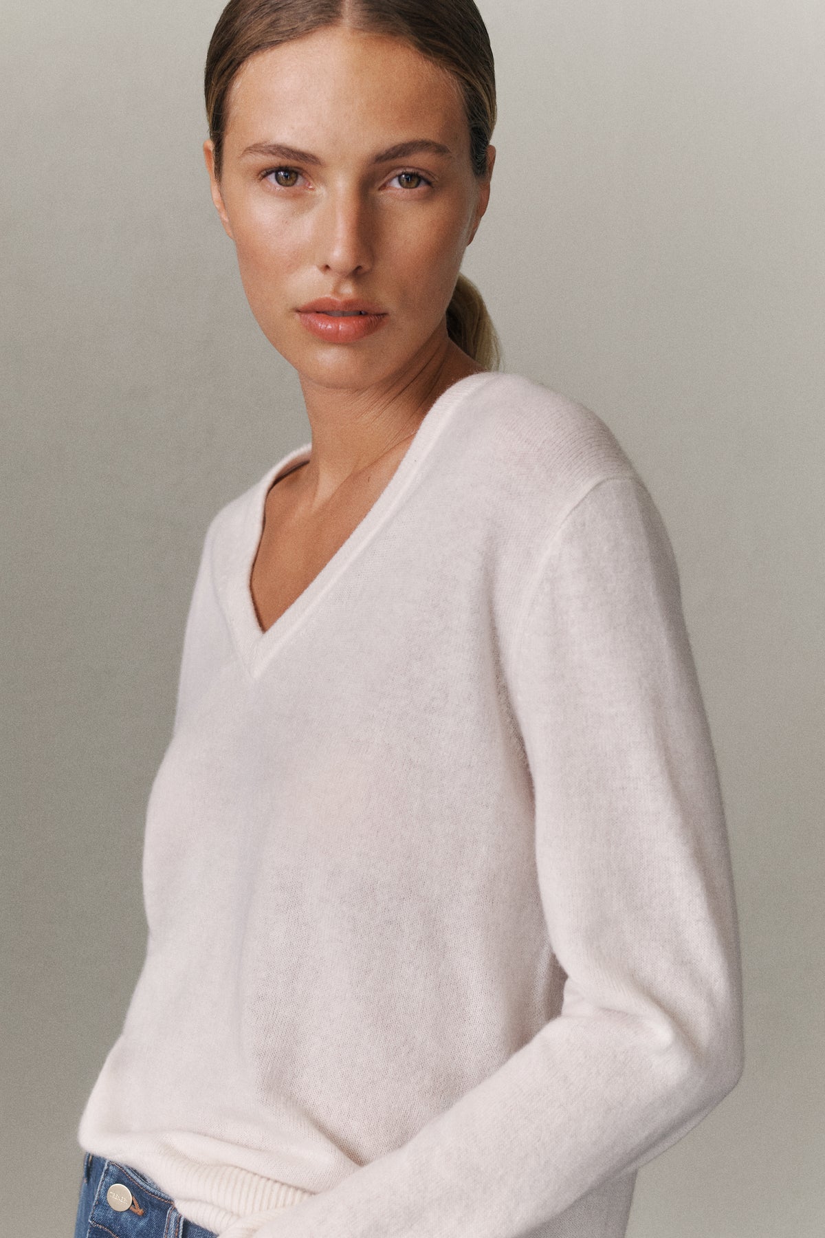 Cashmere Relaxed V-Neck