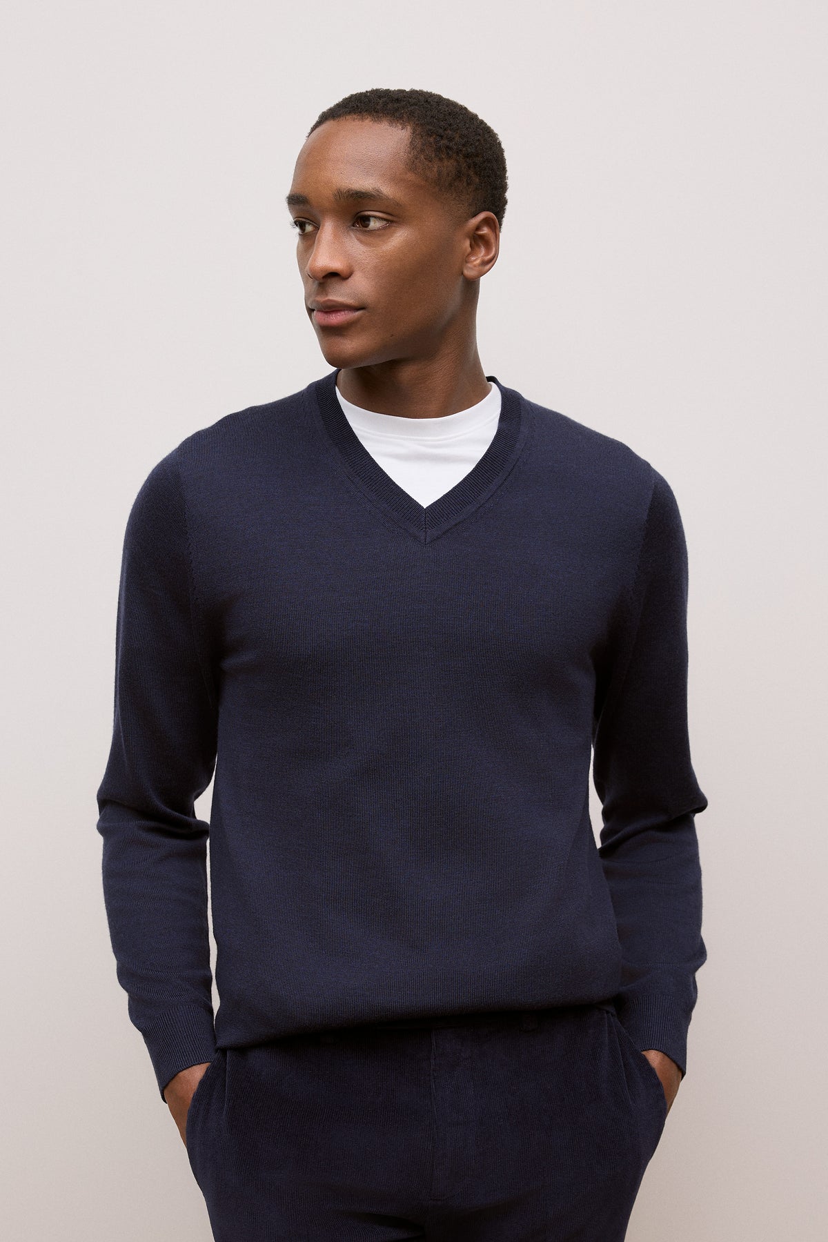Merino V Neck
