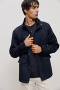 Cotton Twill Zip Through Jacket