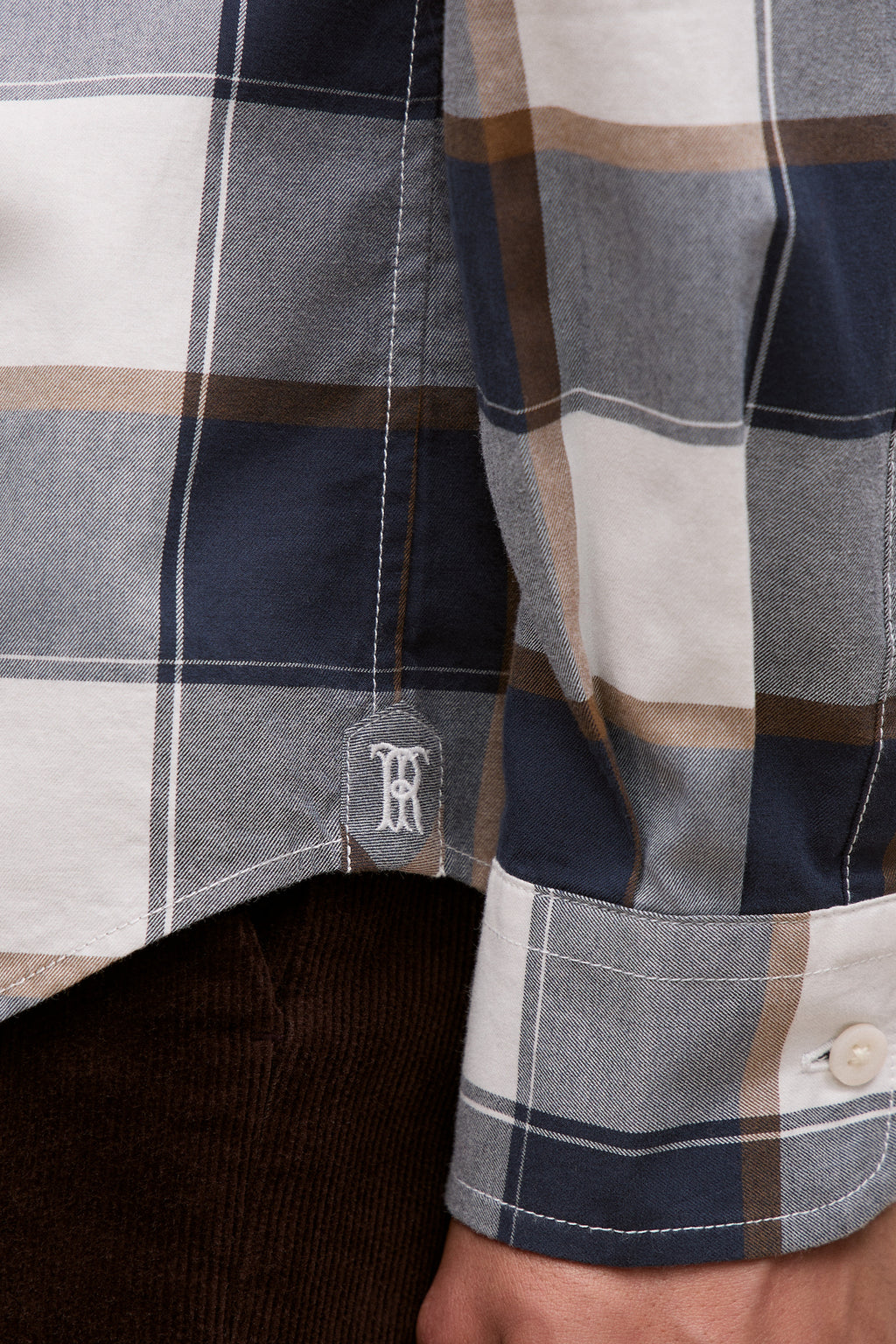 Regular Fit Brushed Check Shirt