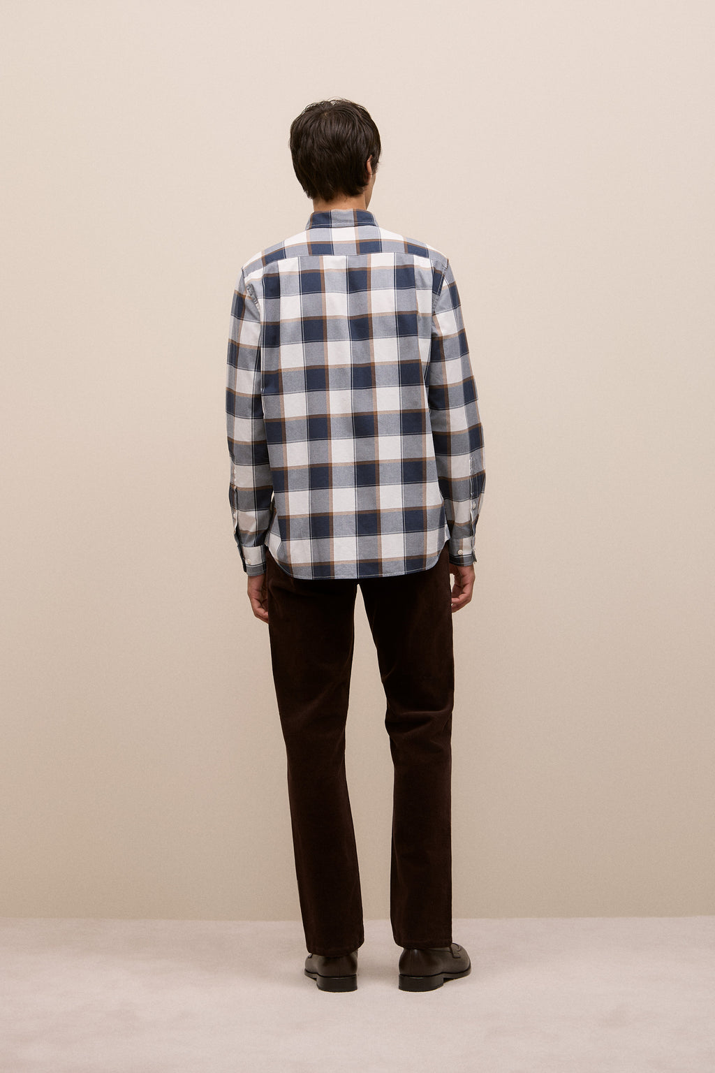 Regular Fit Brushed Check Shirt
