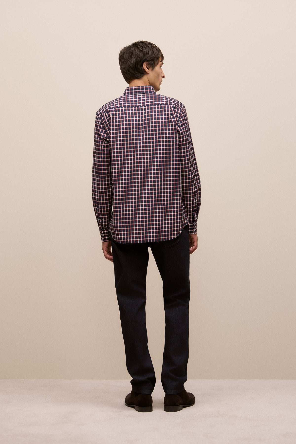 Regular Fit Fine Check Shirt