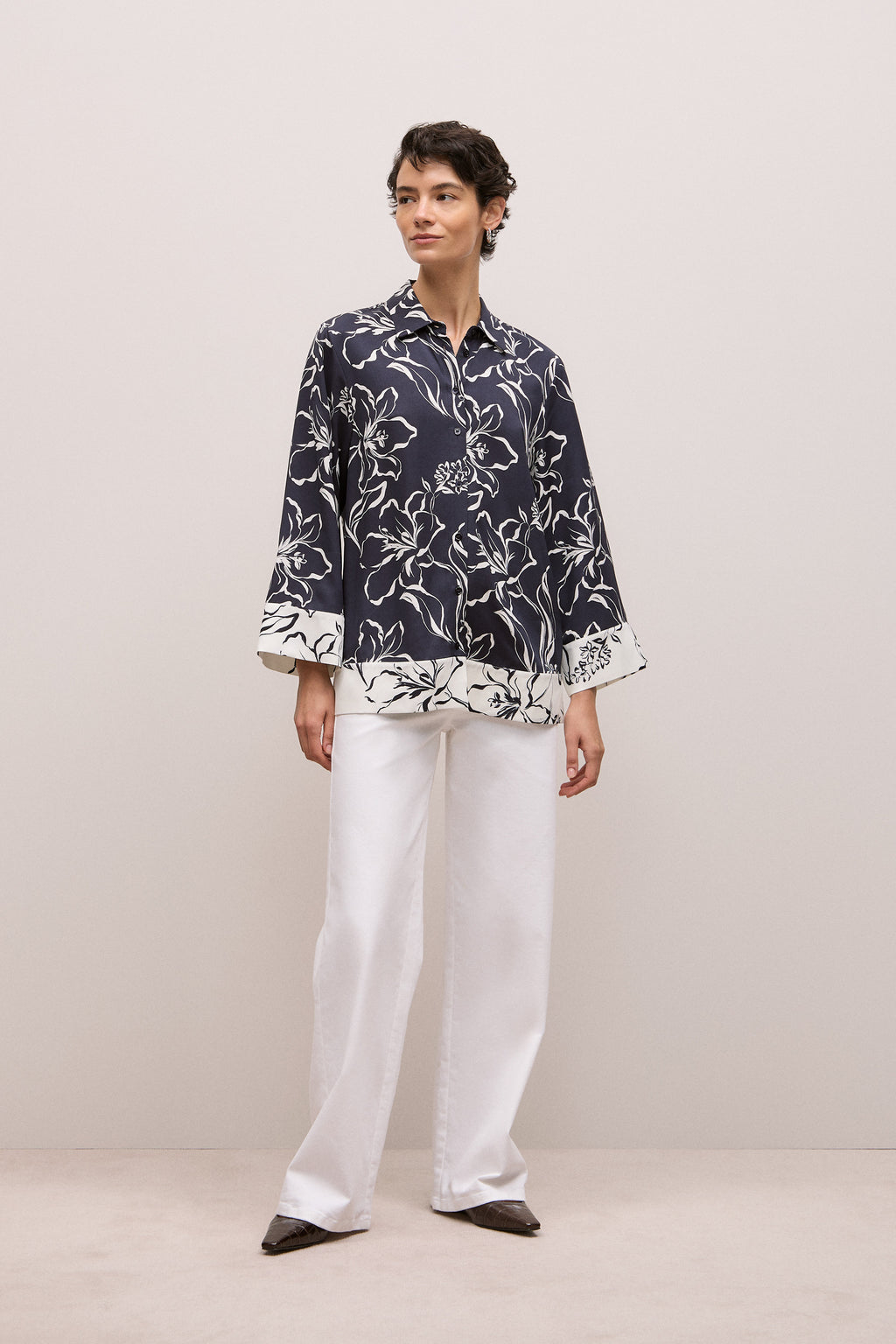 Iluna Spliced Shirt