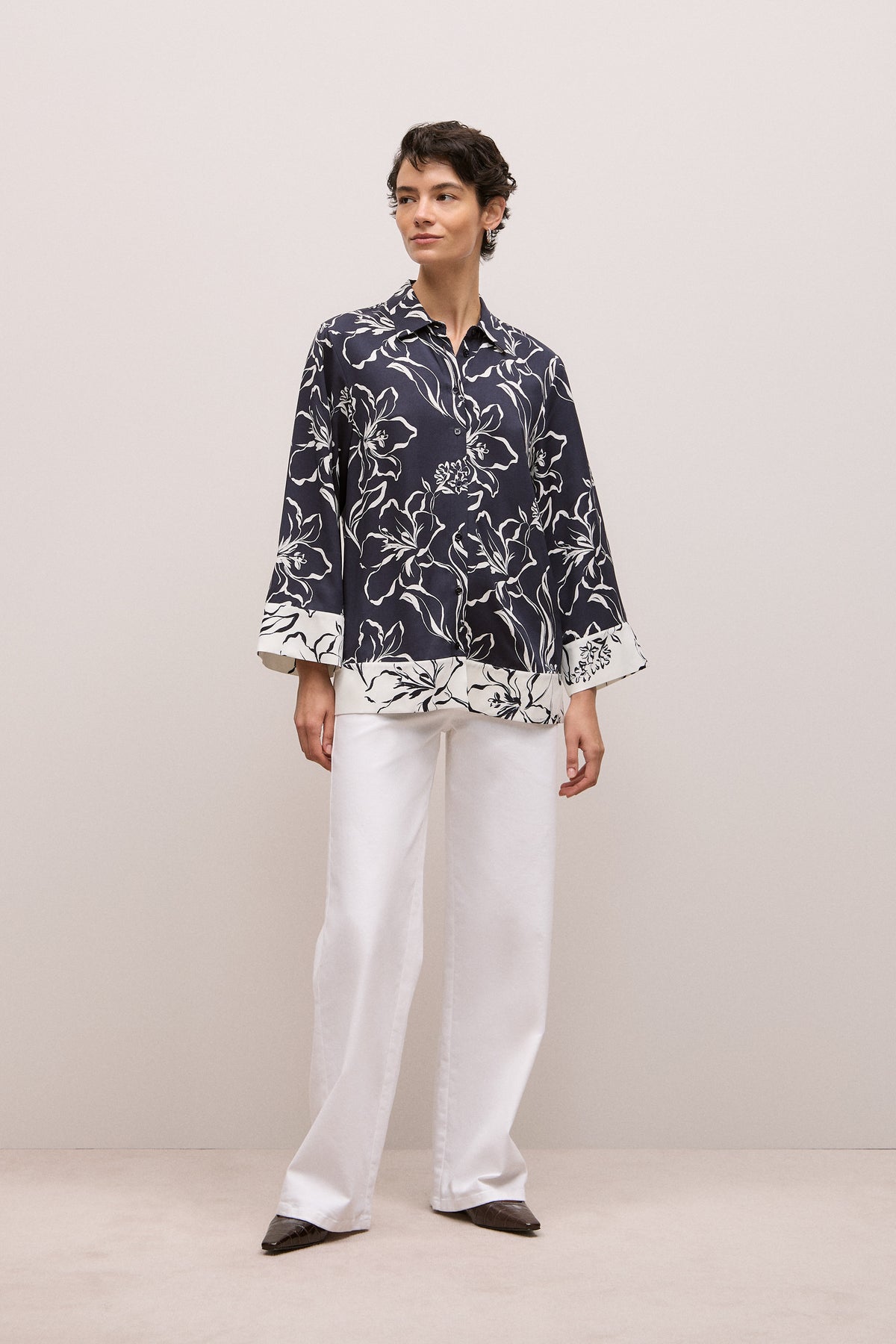 Iluna Spliced Shirt