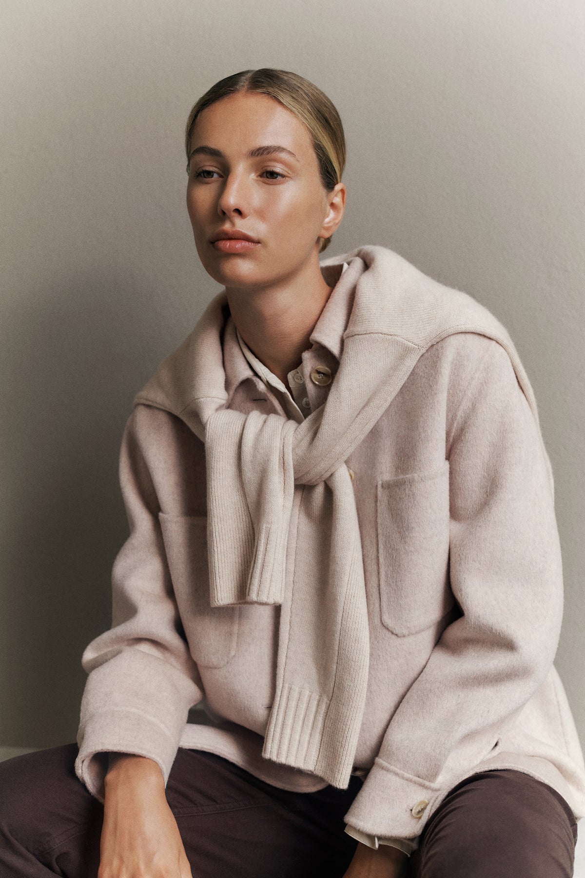 Brushed Wool Shacket