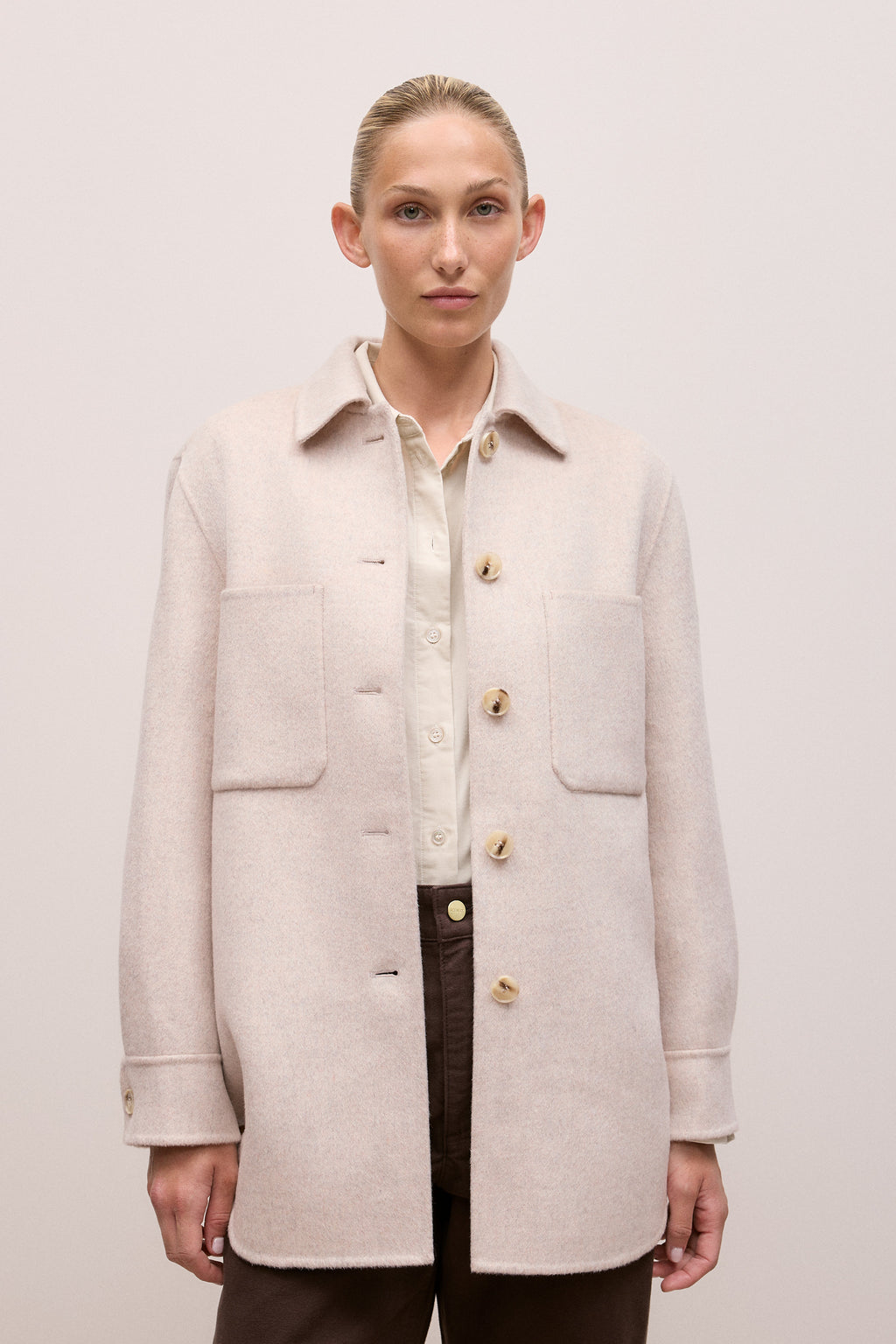 Brushed Wool Shacket