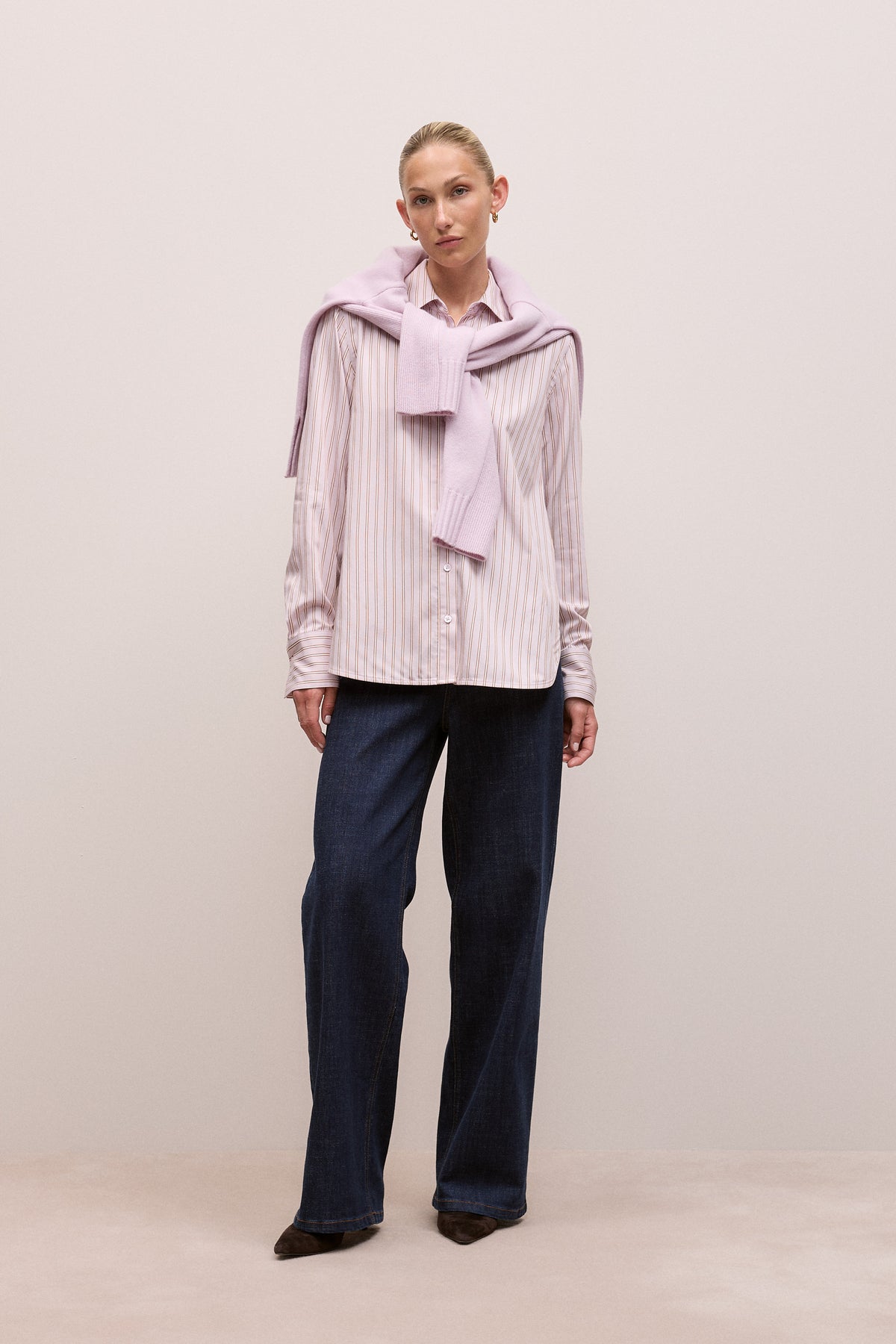 Double Stripe Long Sleeve Shirt