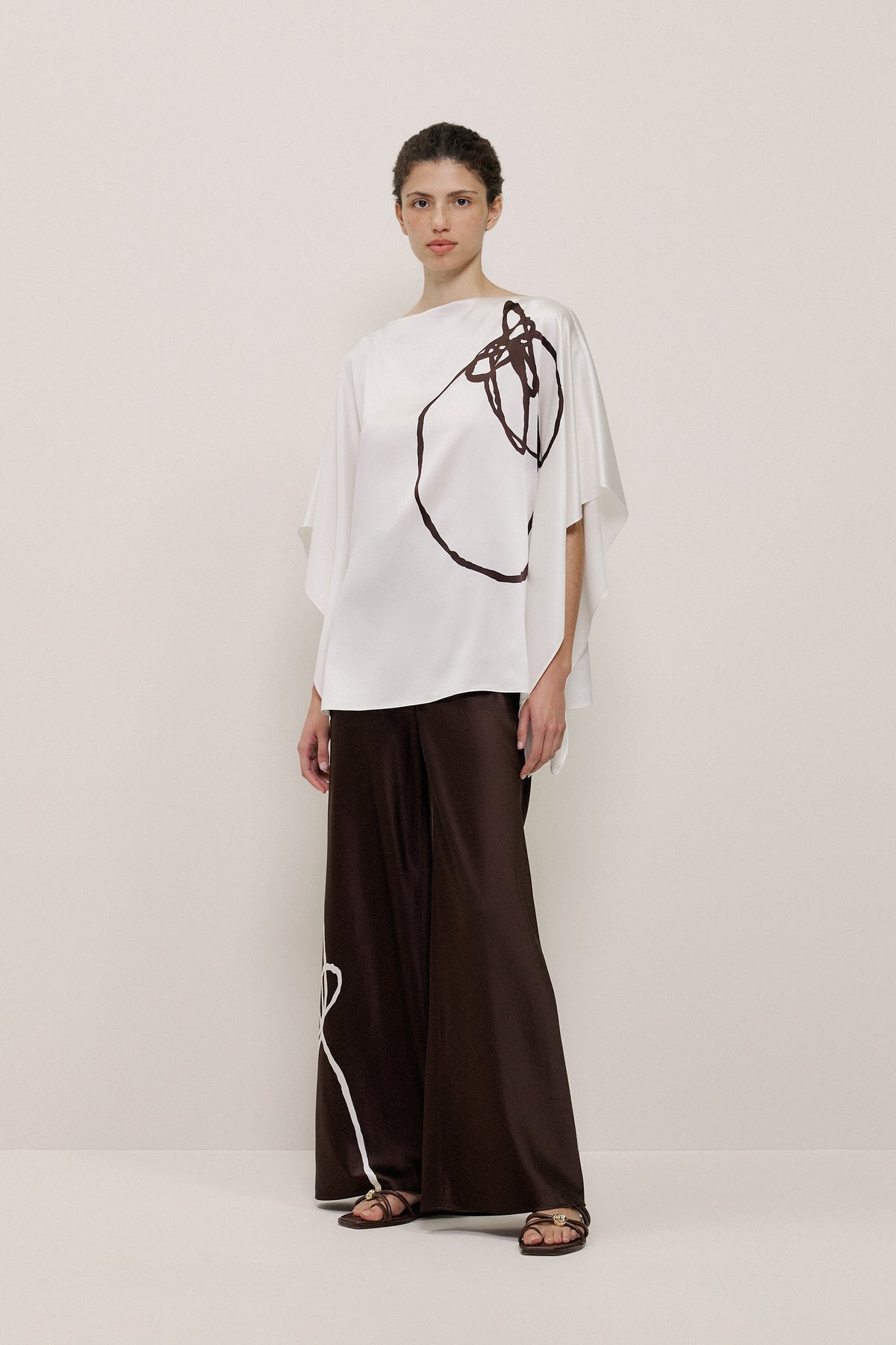 Camie Lyons X Trenery Silk Top