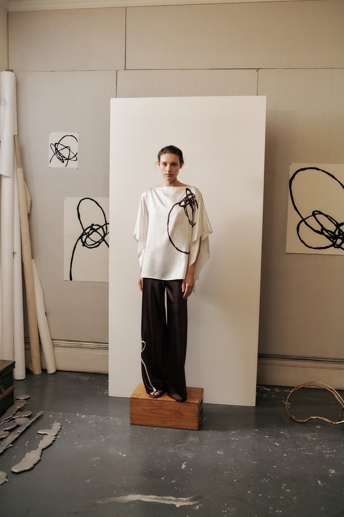 Camie Lyons X Trenery Silk Pant