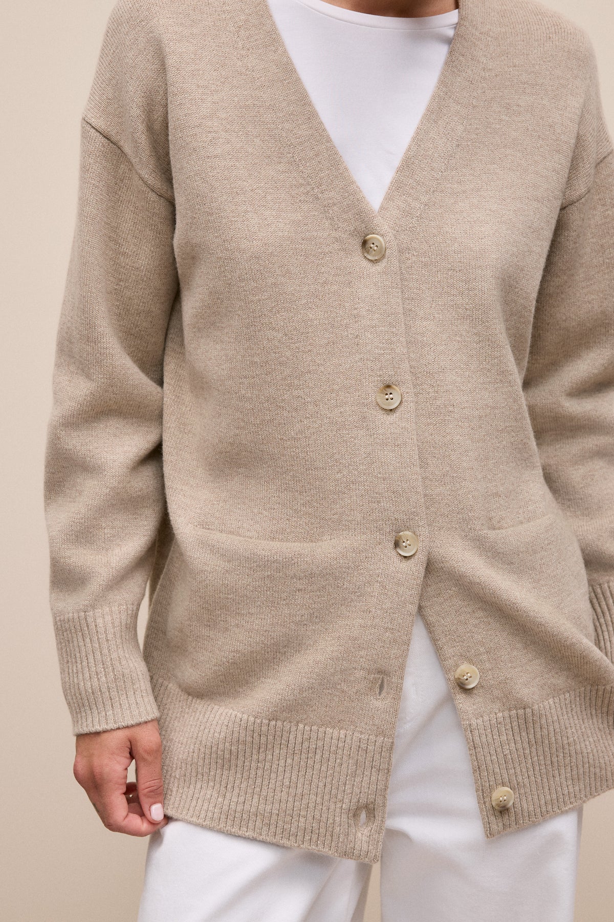 Merino Relaxed Cardigan