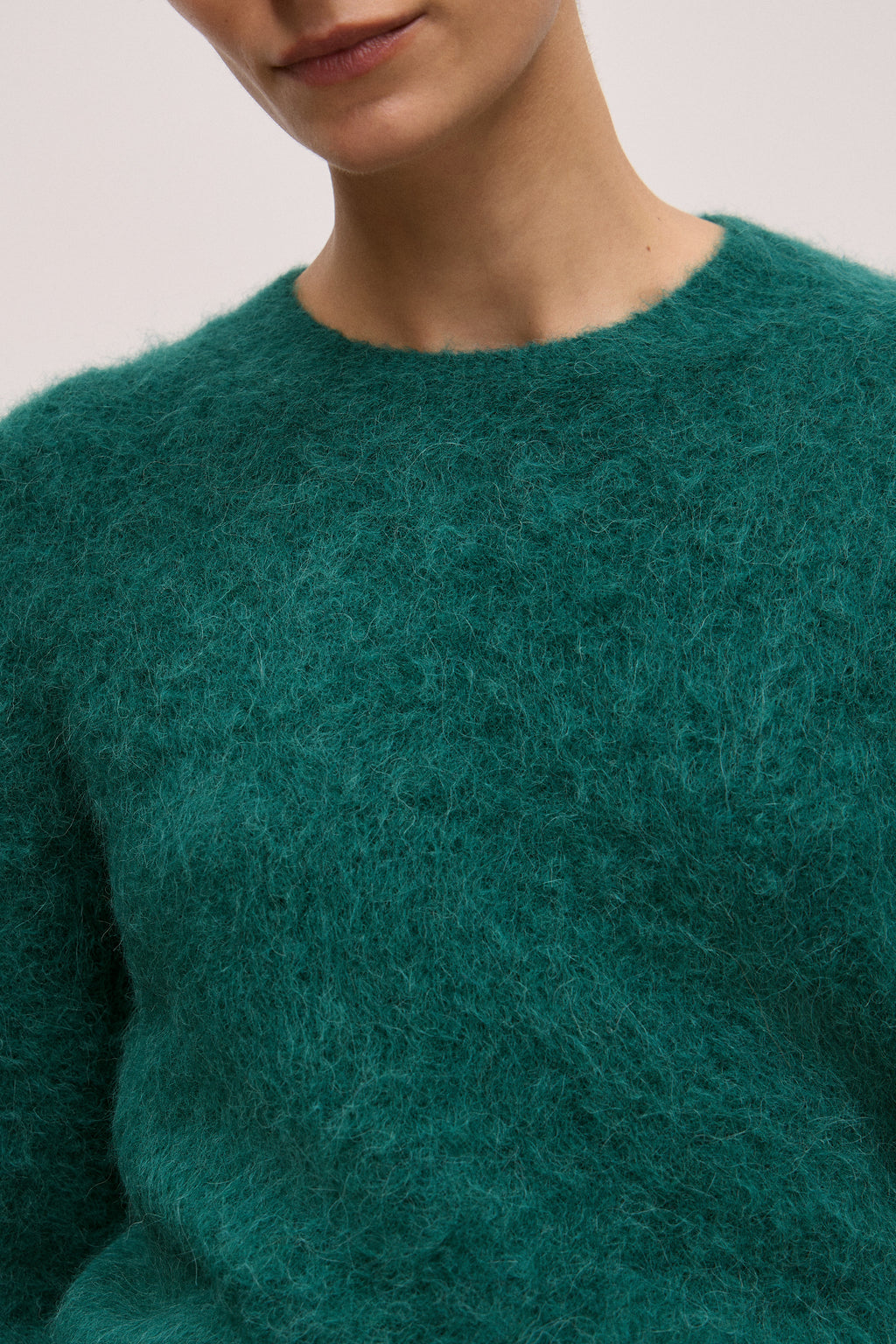 Brushed Alpaca Pullover