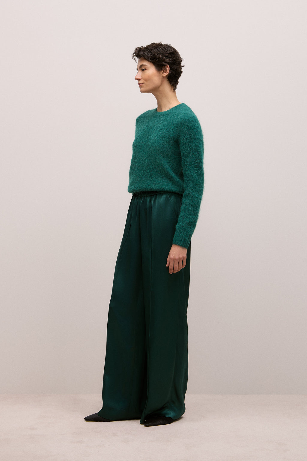 Brushed Alpaca Pullover