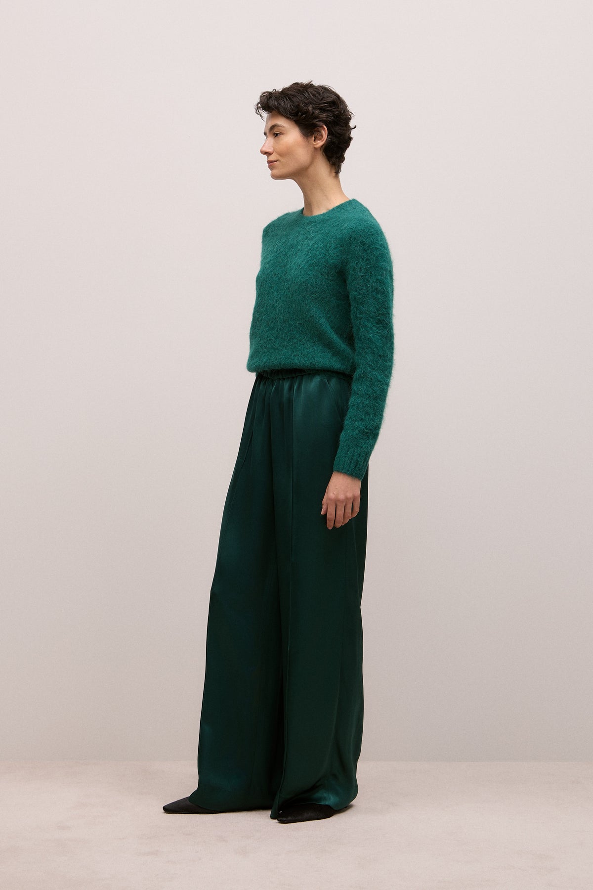 Brushed Alpaca Pullover