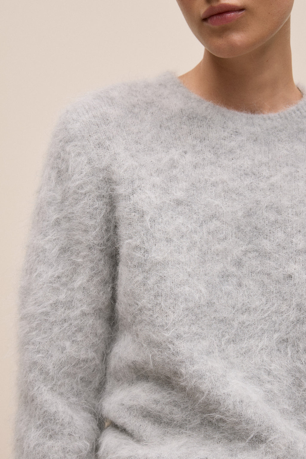 Brushed Alpaca Pullover