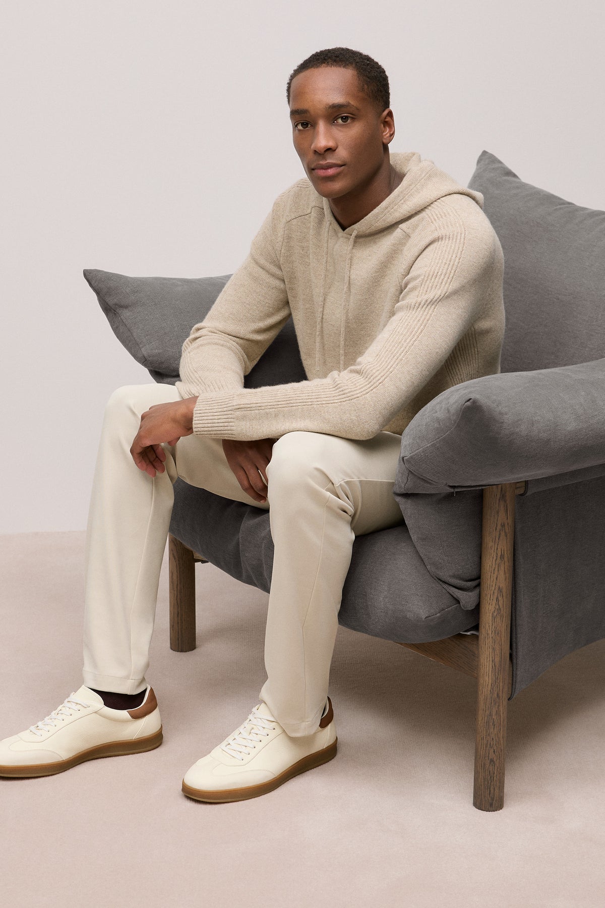 Wool Drawstring Hoodie