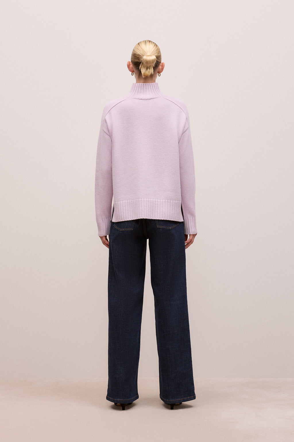 Merino Funnel Neck Pullover