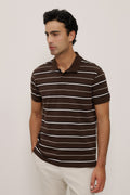 Australian Cotton Pique Stripe Polo
