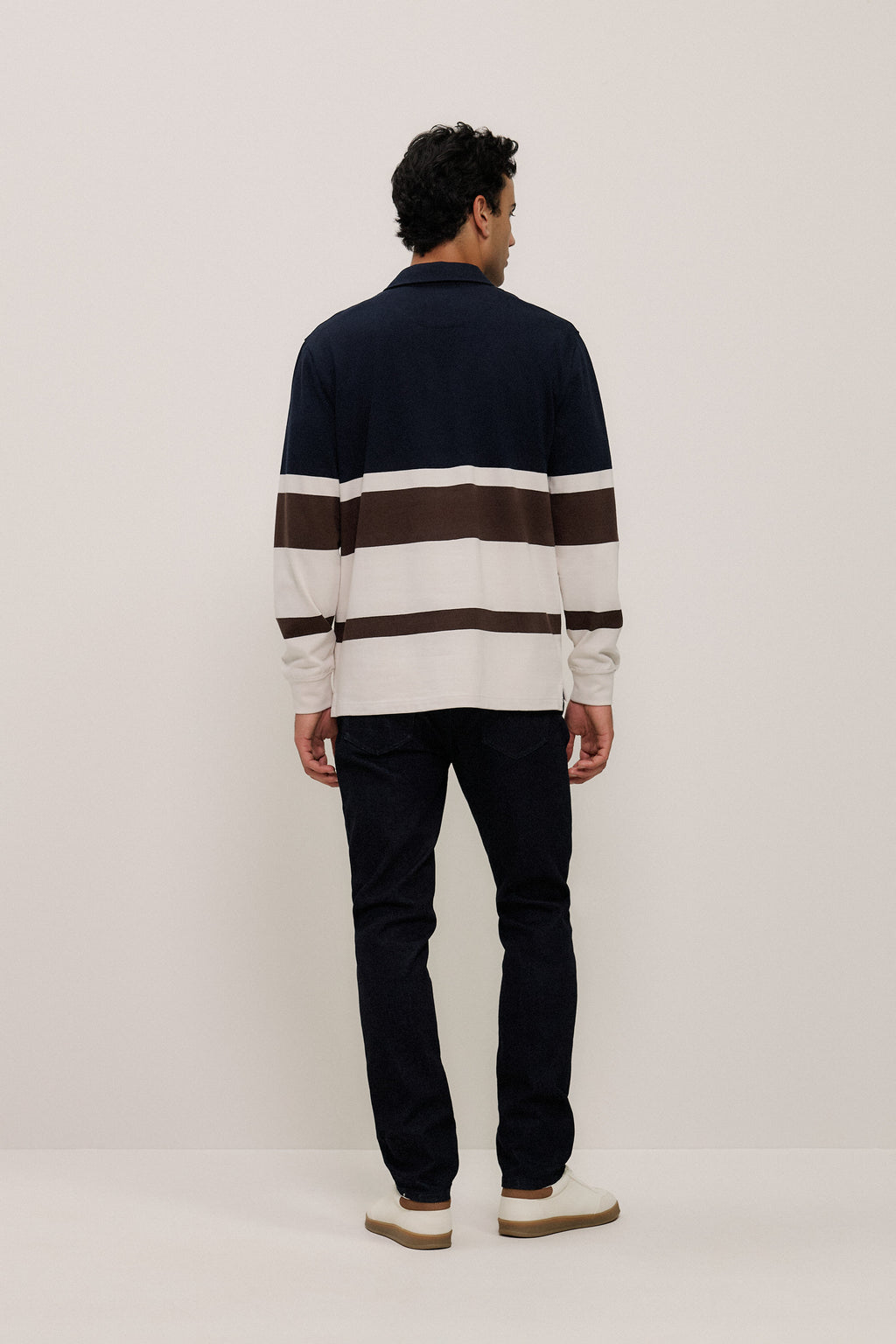 Bold Stripe Monogram Rugby
