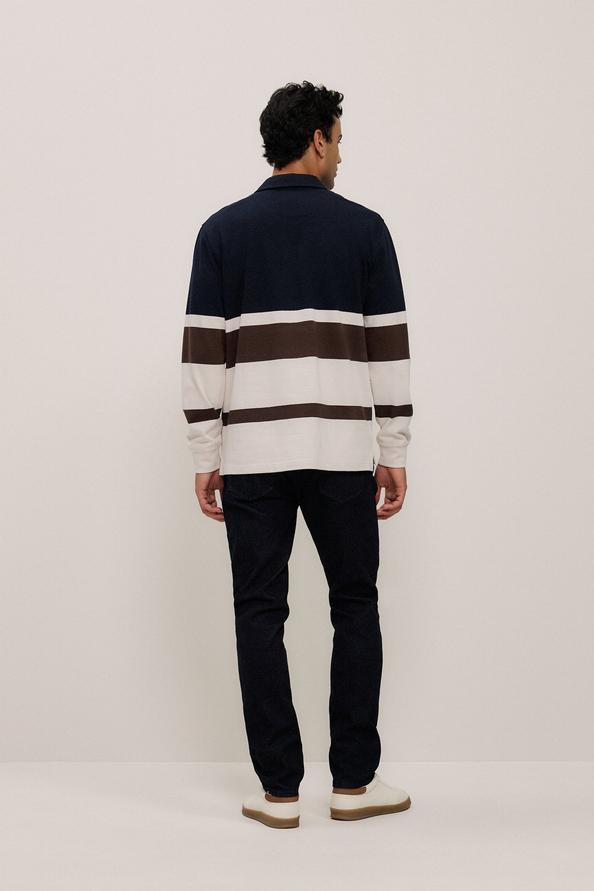 Bold Stripe Monogram Rugby