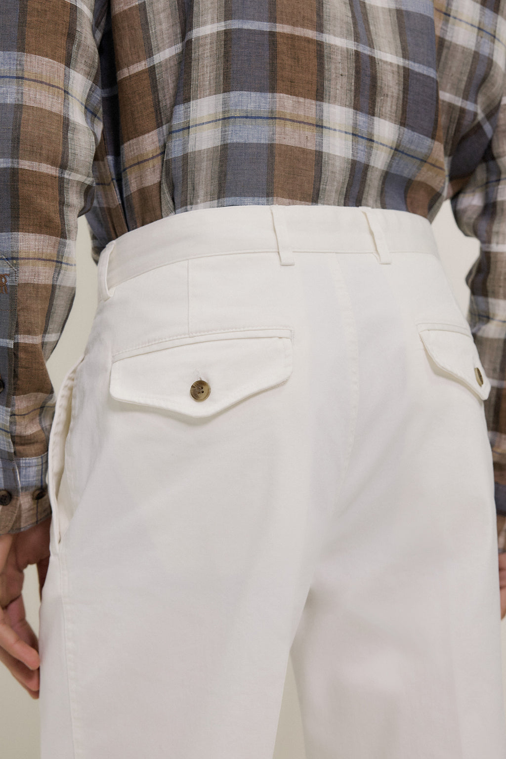 Cotton Twill Tailored Pant