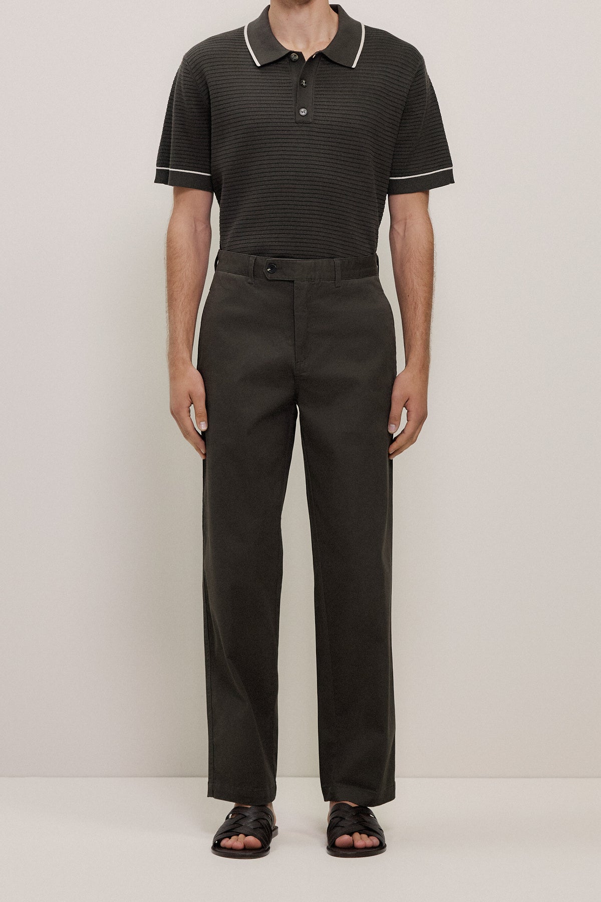 Cotton Twill Tailored Pant