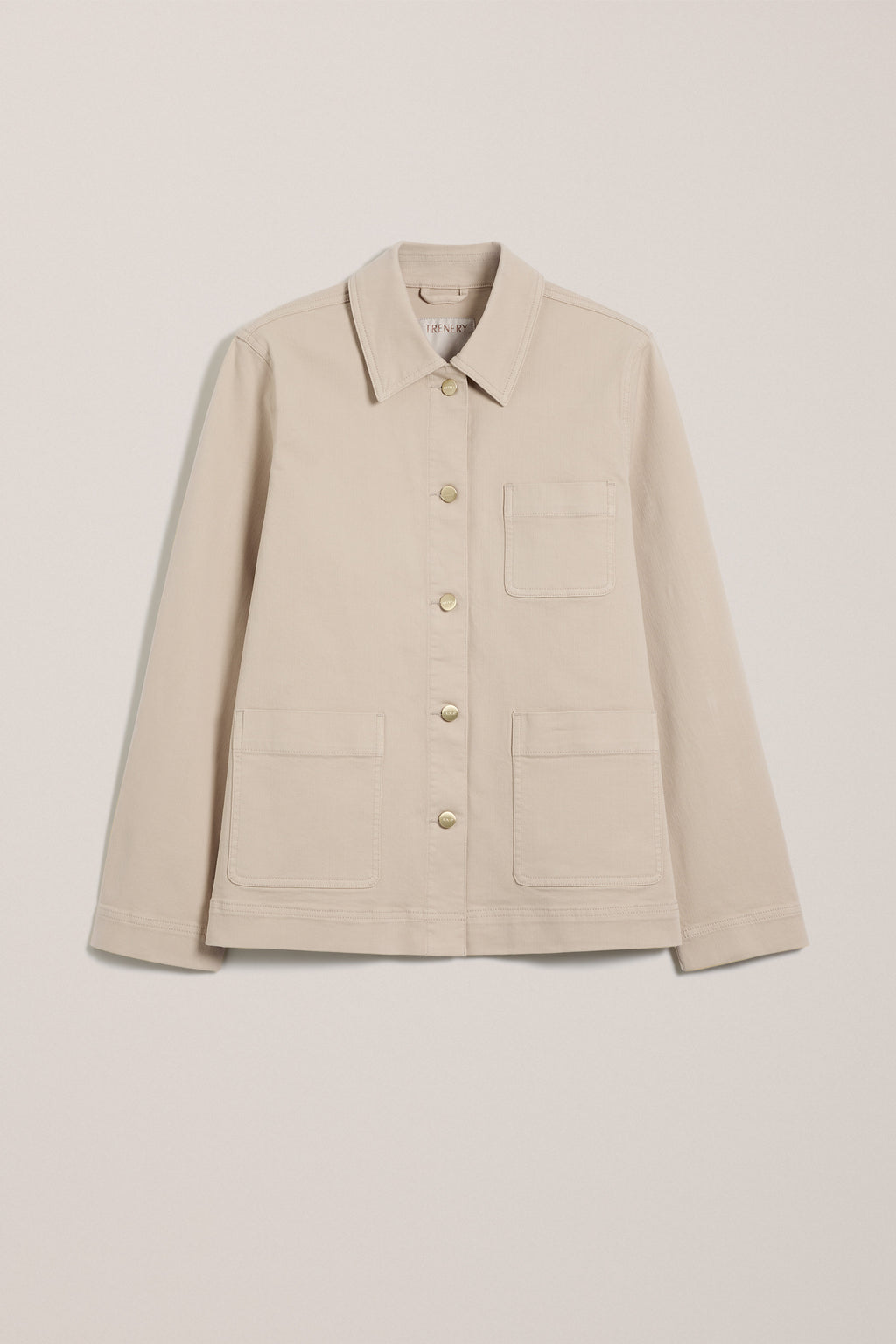 Garment Dyed Denim Pocket Detail Jacket
