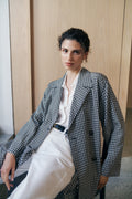 Gingham Lightweight Trench Coat