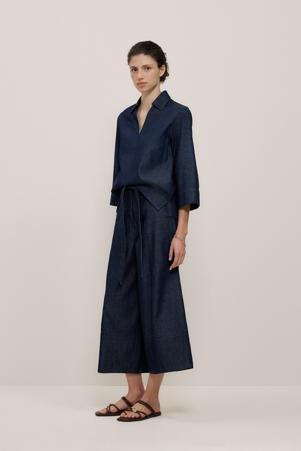 Soft Denim Culotte