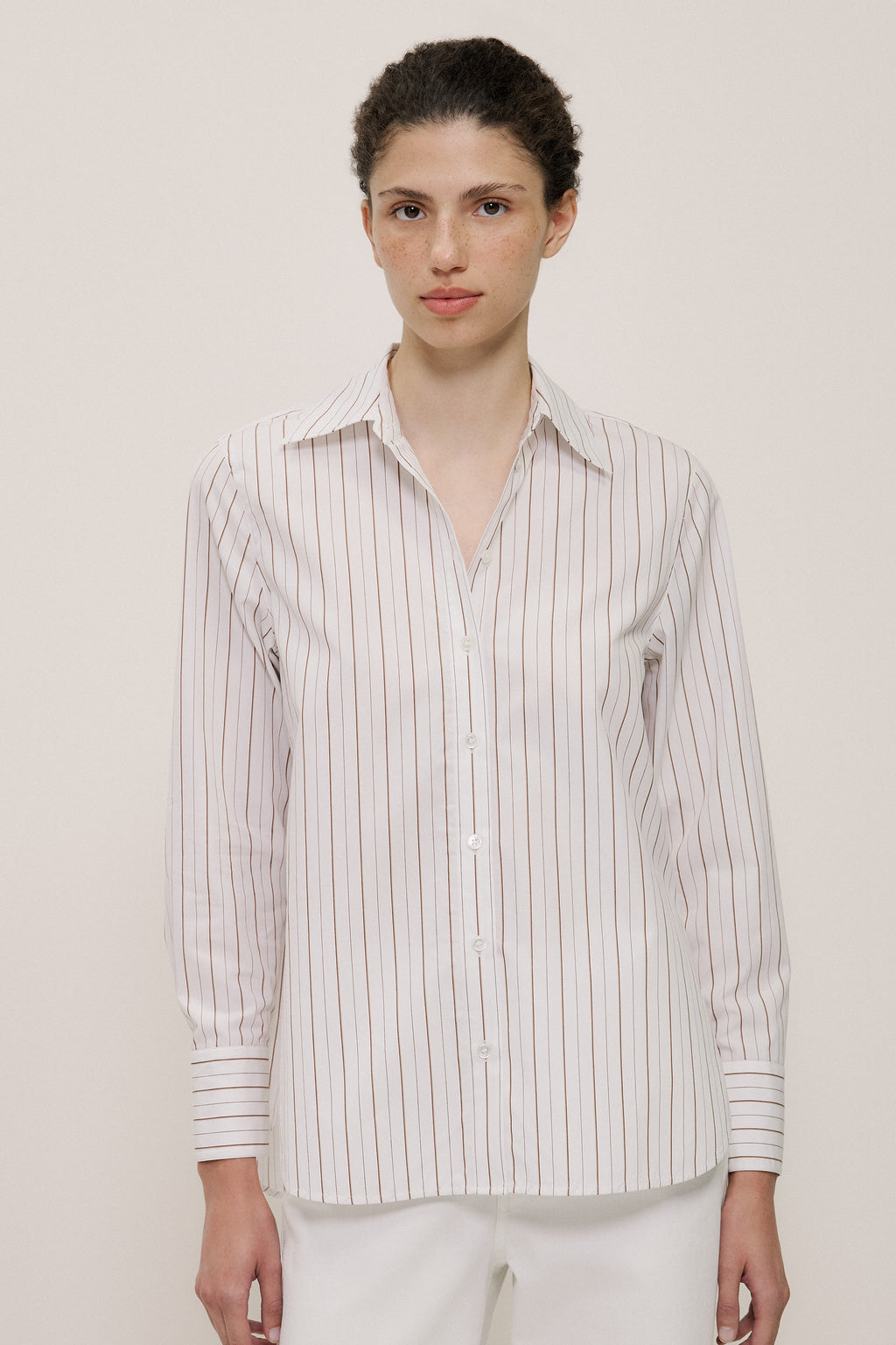 Yarn Dyed Poplin Stripe Shirt