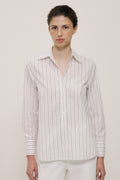 Yarn Dyed Poplin Stripe Shirt