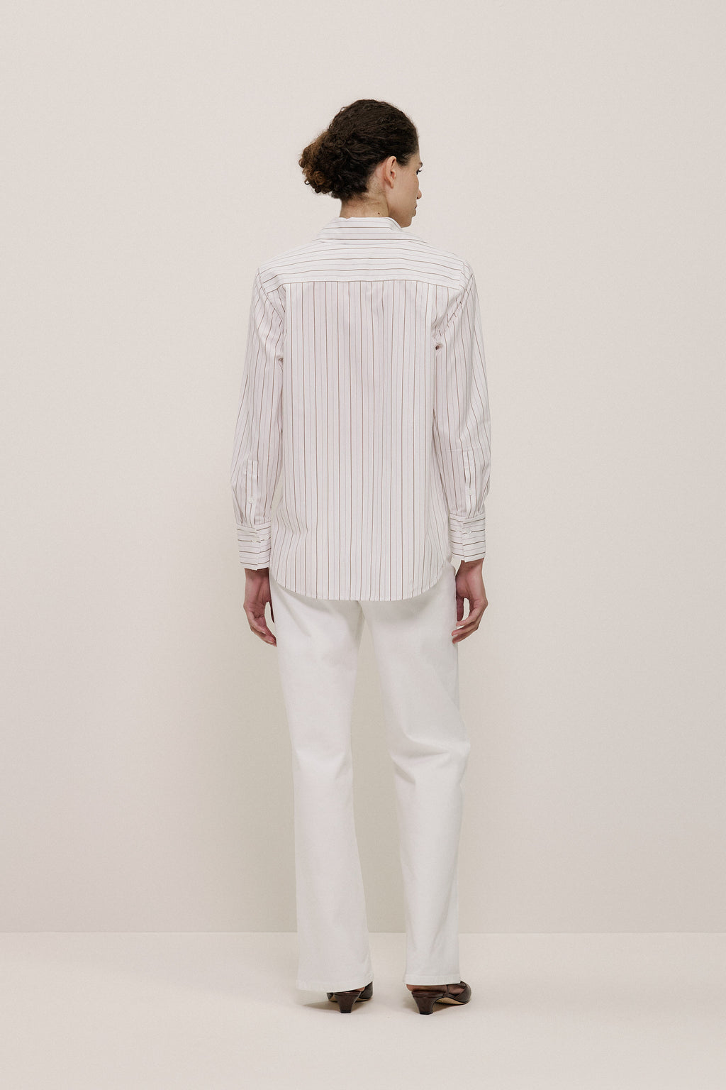 Yarn Dyed Poplin Stripe Shirt