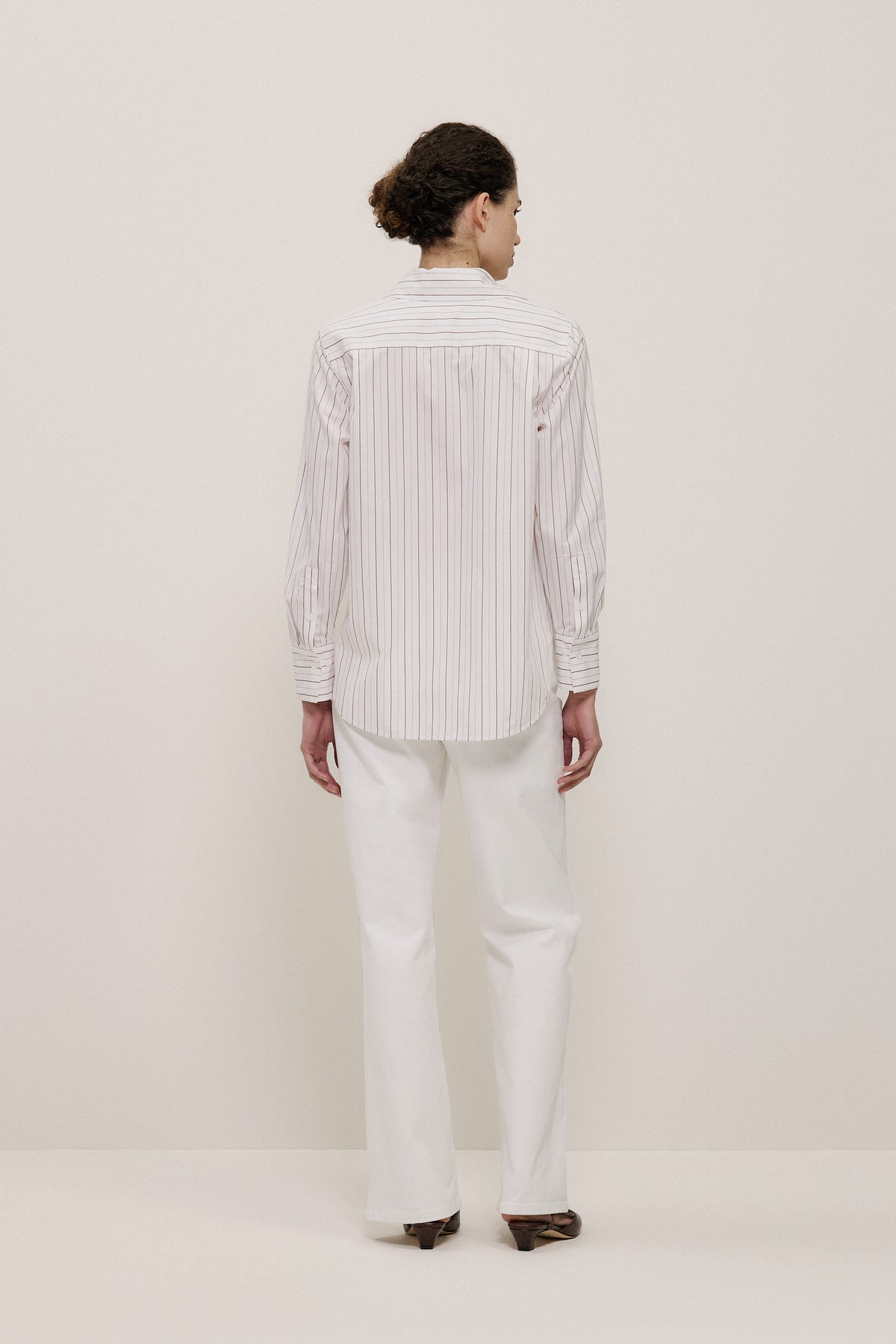 Yarn Dyed Poplin Stripe Shirt