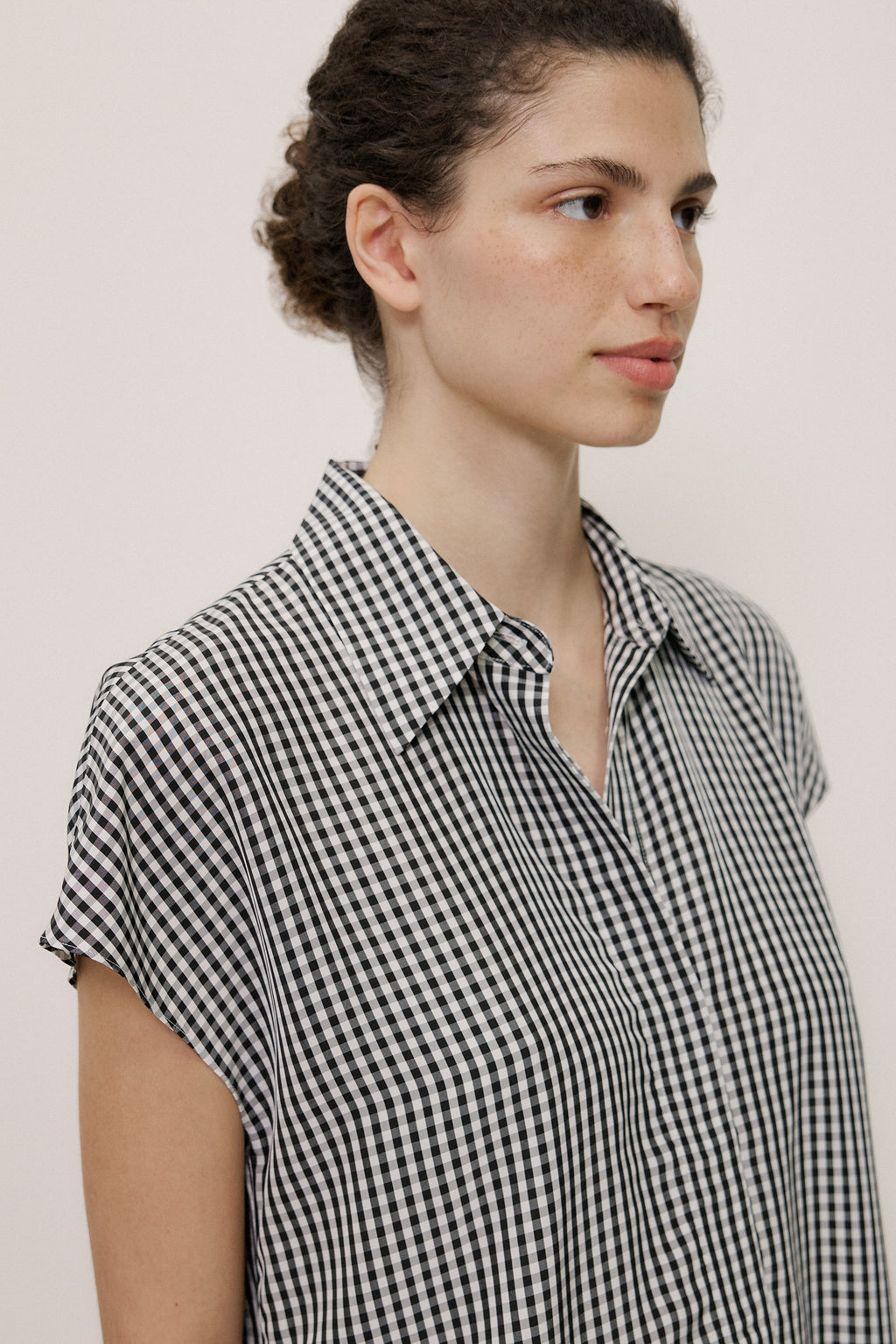 Gingham Short Sleeve Shirt