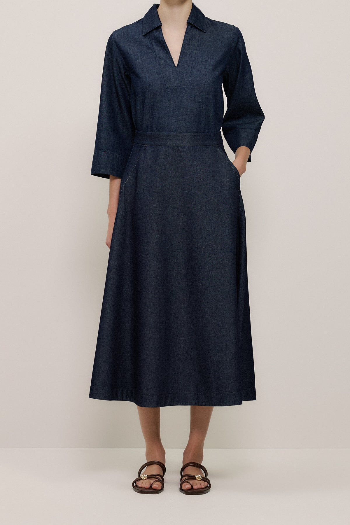 Denim A-Line Skirt