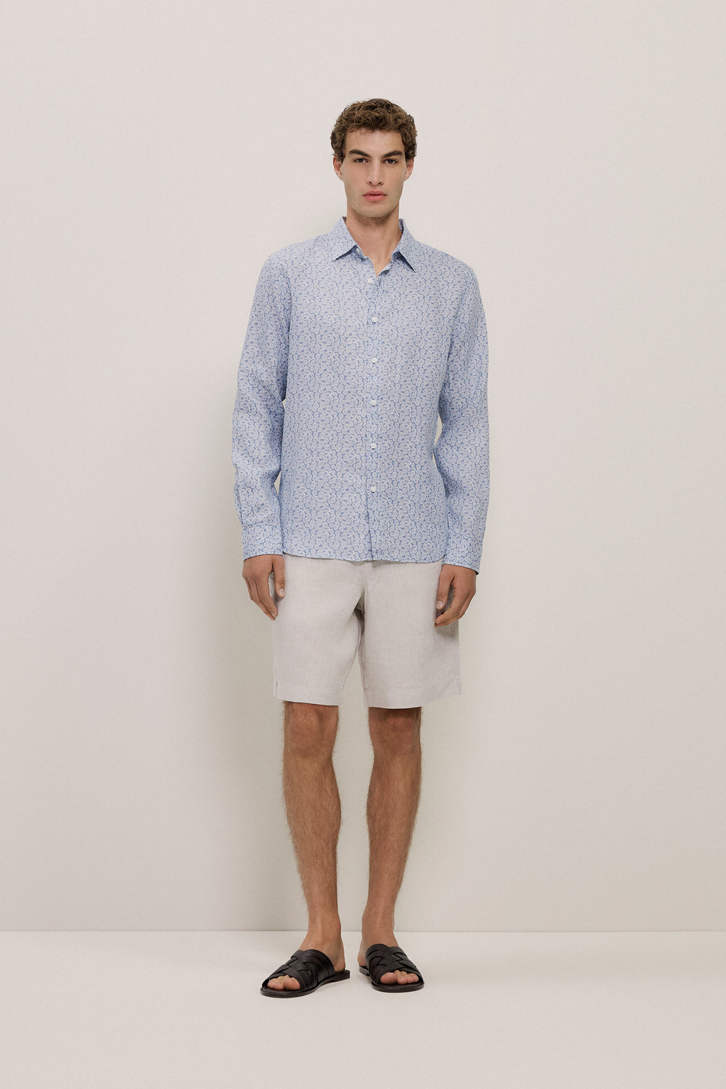 Heath Linen Long Sleeve Shirt