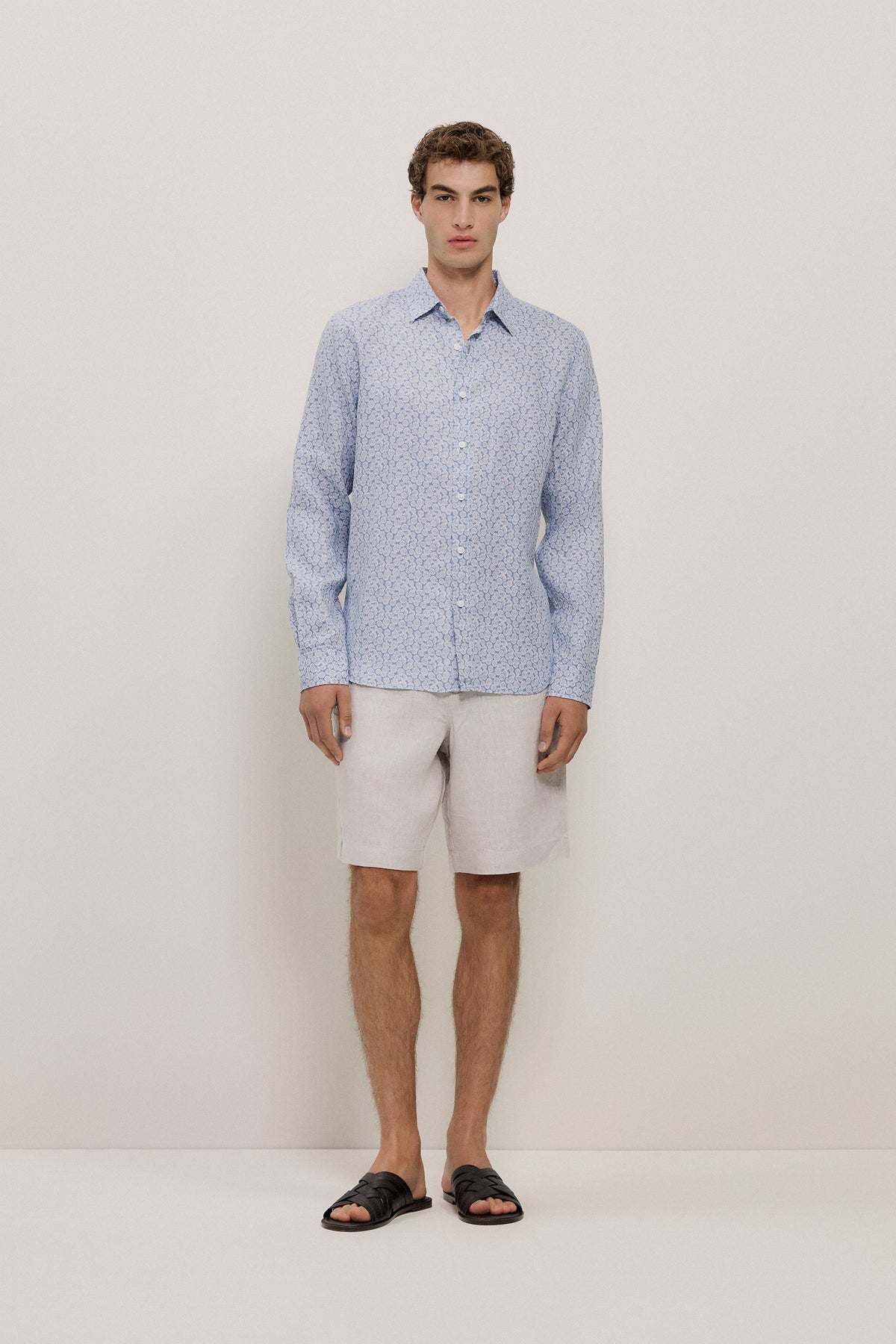 Heath Linen Long Sleeve Shirt