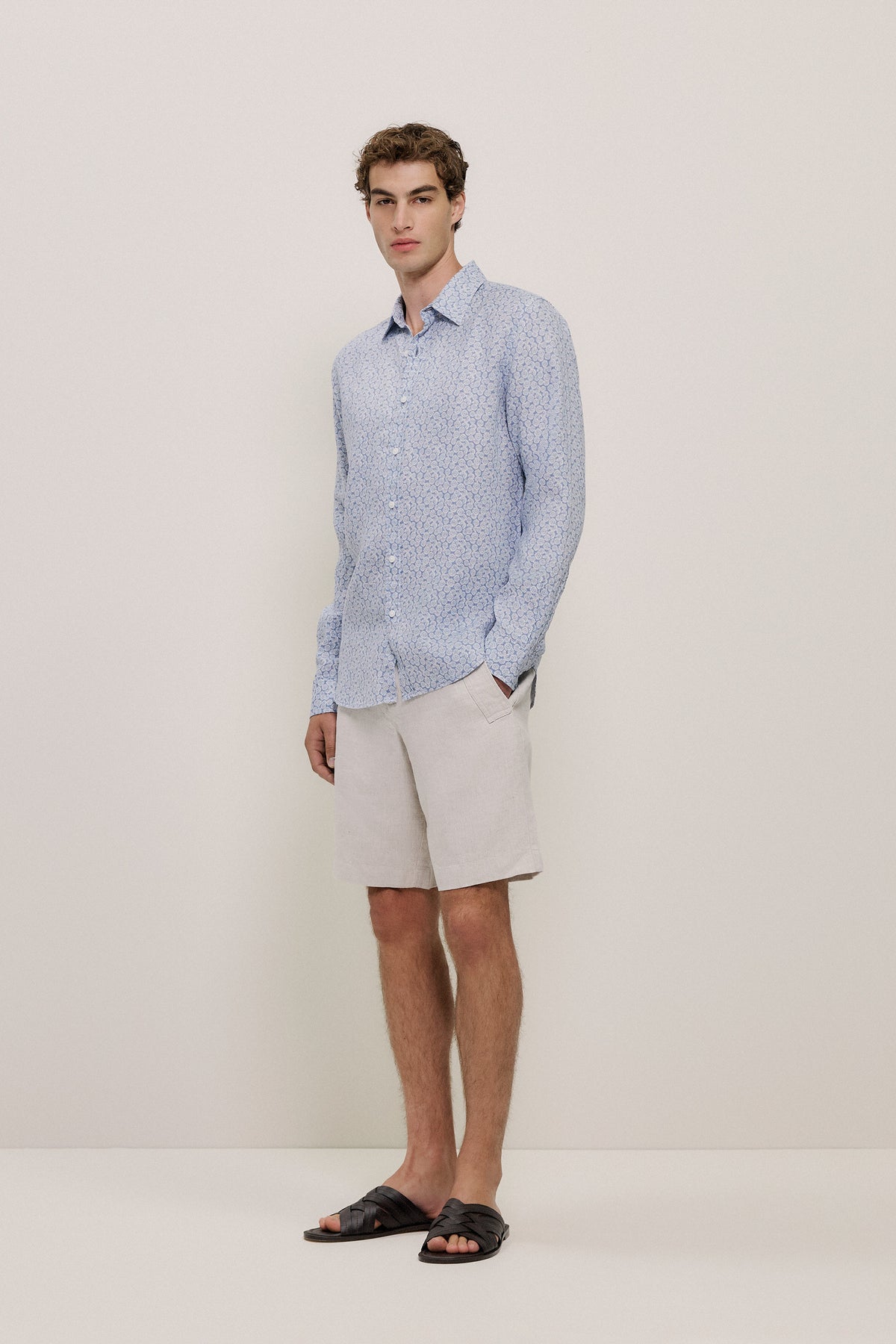 Heath Linen Long Sleeve Shirt