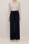 Ponte Wide Leg Travel Pant
