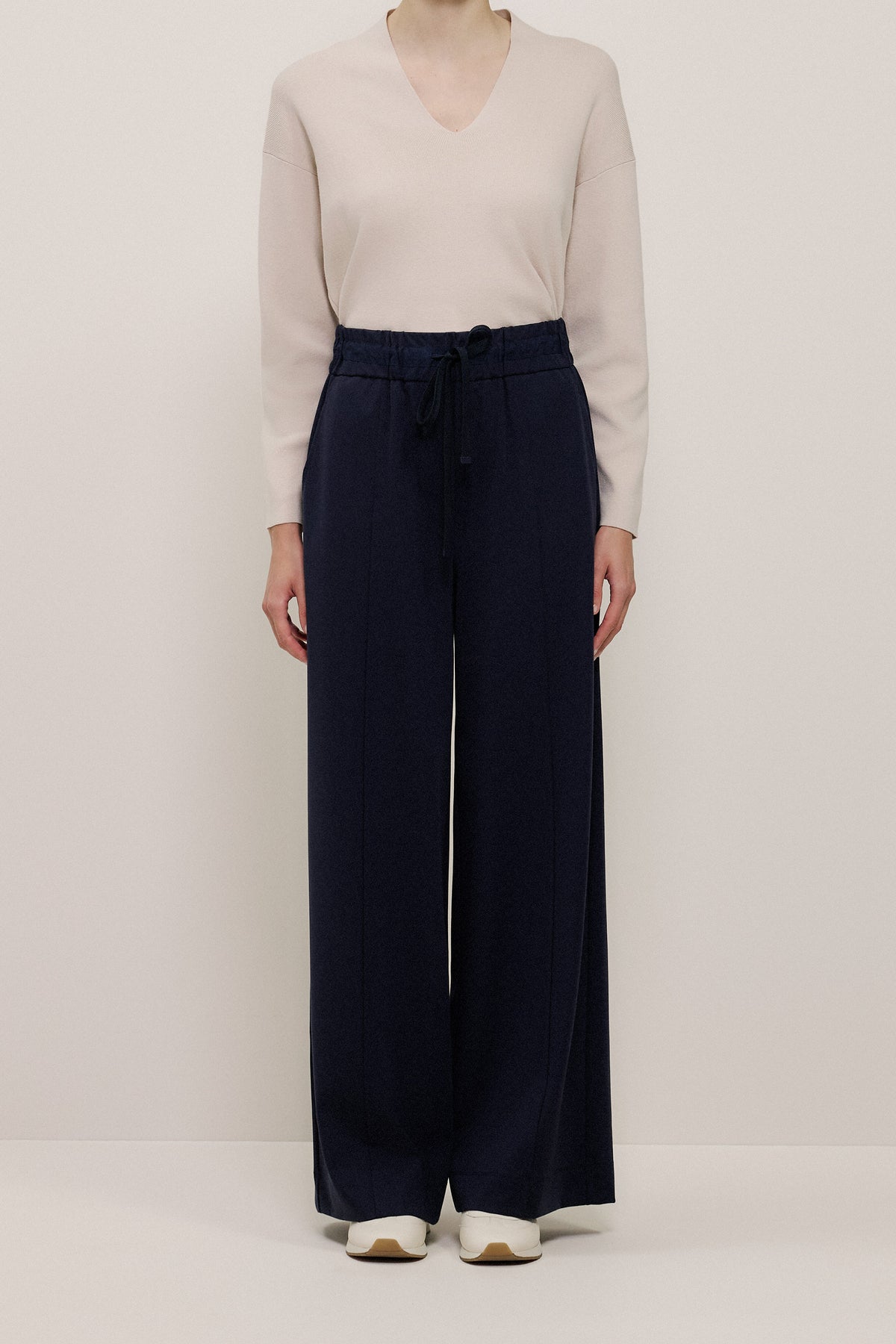 Ponte Wide Leg Travel Pant