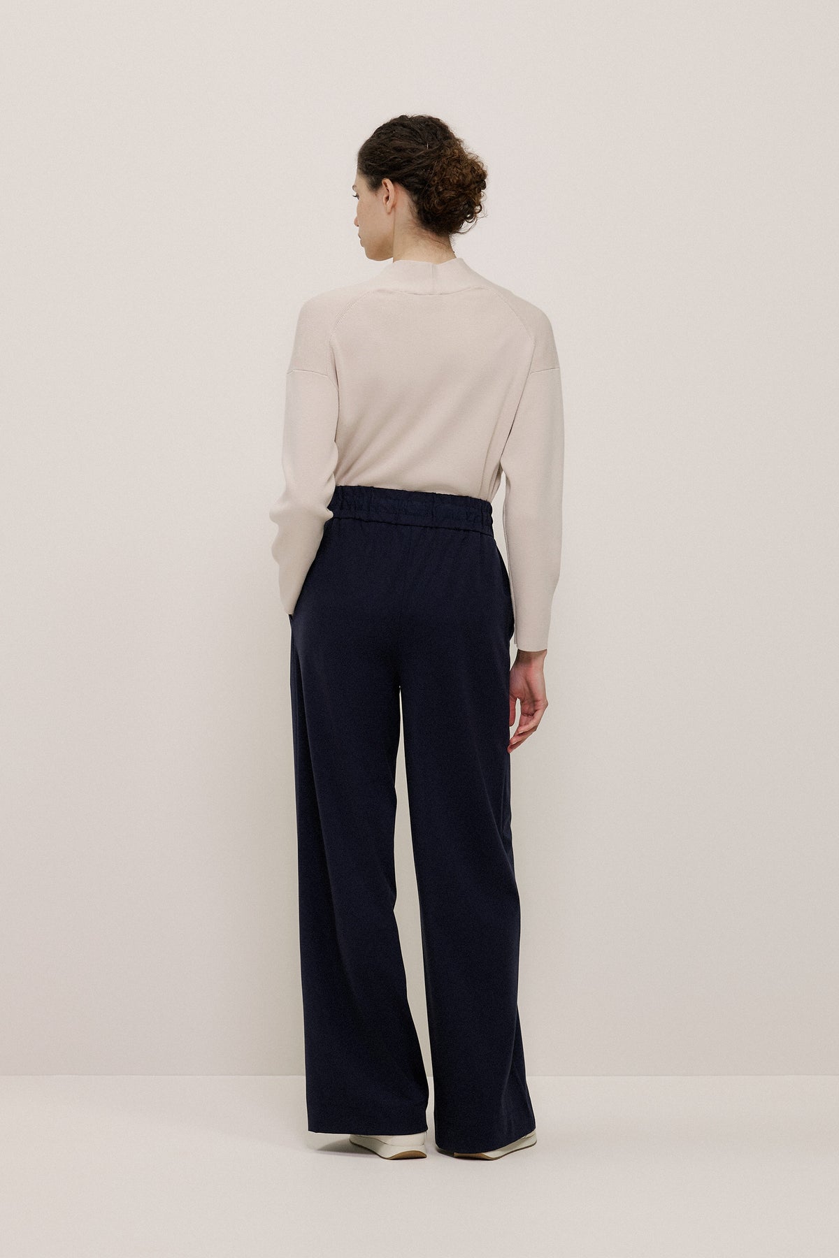 Ponte Wide Leg Travel Pant
