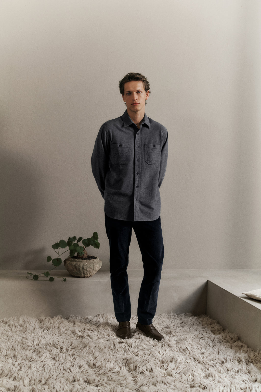 Brushed Cotton Overshirt