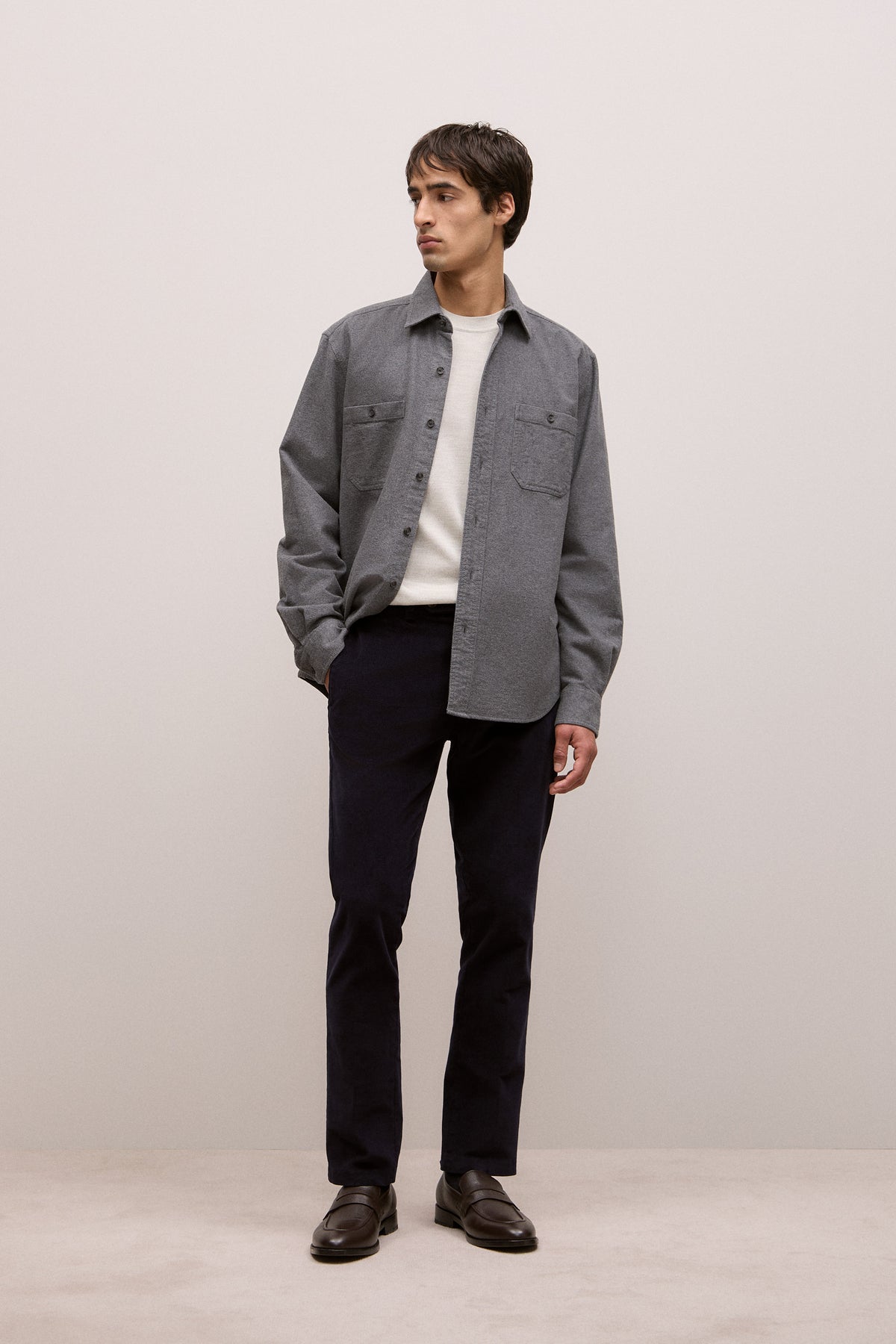 Brushed Cotton Overshirt