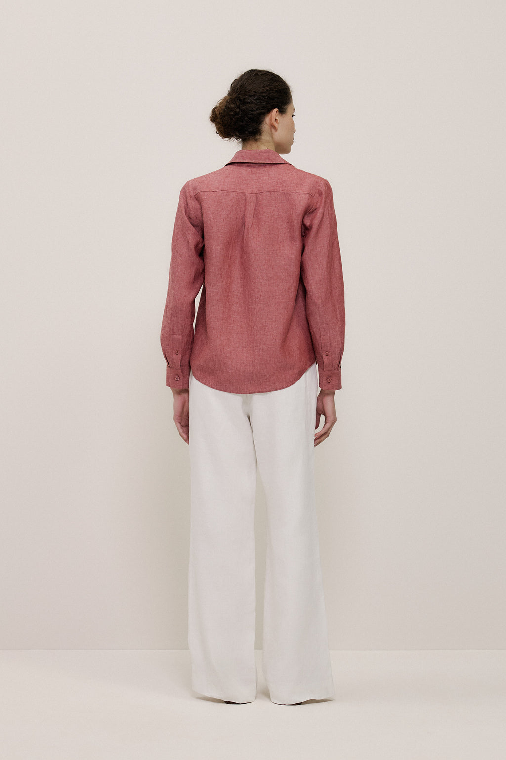 Yarn Dyed Linen Classic Shirt