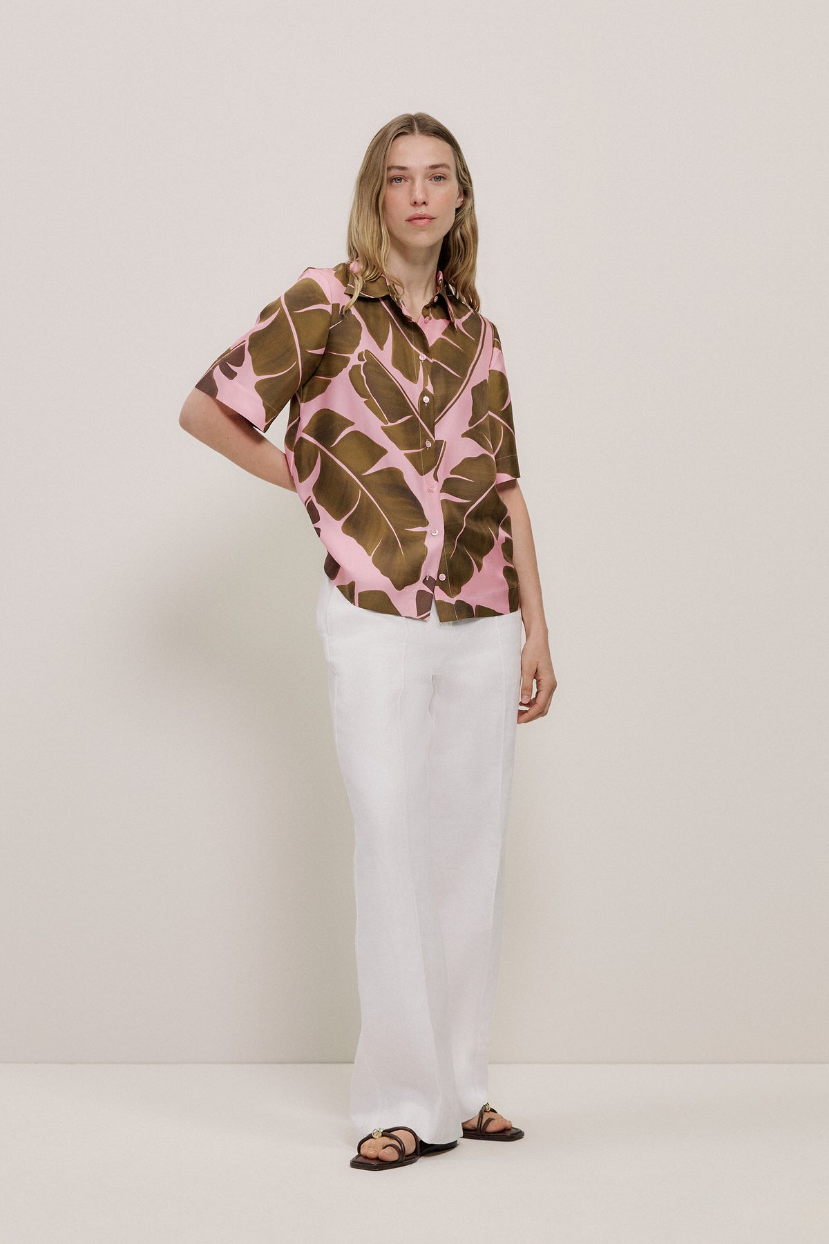 Solara Silk Short Sleeve Shirt