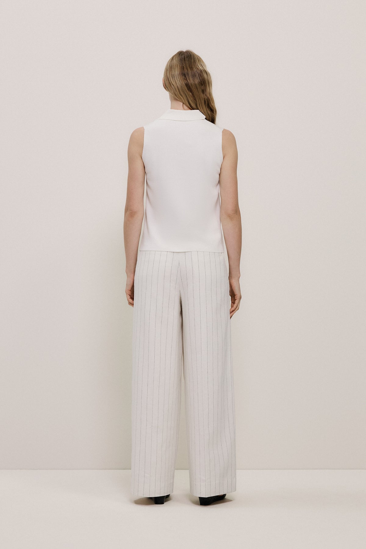 Cotton Cashmere Knit Vest
